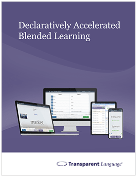 Declaratively Accelerated Blended Learning in the Classroom