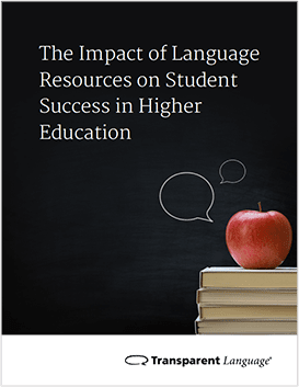 The Impact of Language Resources on Student Success in Higher Education